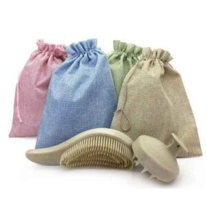 Kit ecológico de peines y masajeador capilar