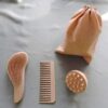 Kit ecológico de peines y masajeador capilar