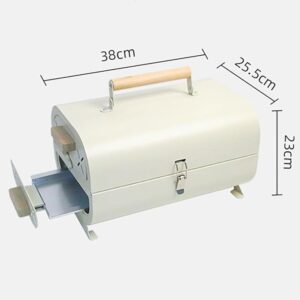 Parrilla portátil para picnic con doble bandeja