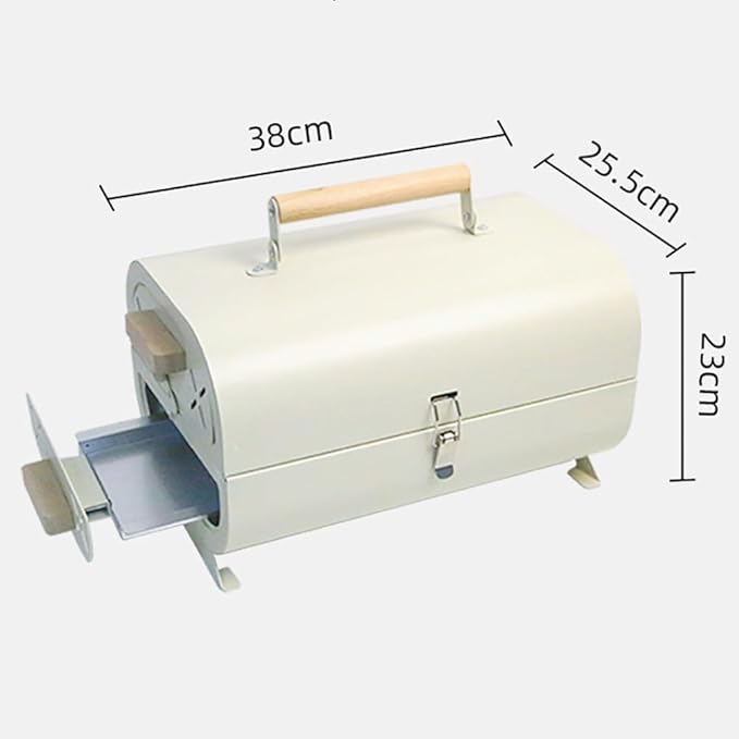 Parrilla portátil para picnic con doble bandeja