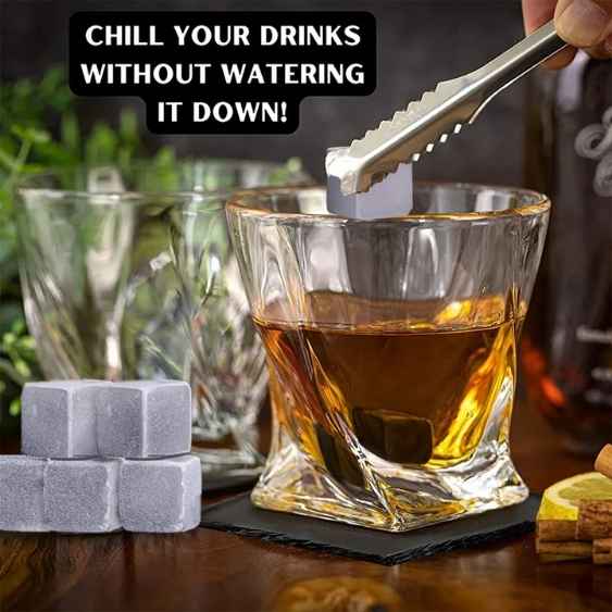 Set Whisky Premium con Ajedrez en Caja de Madera