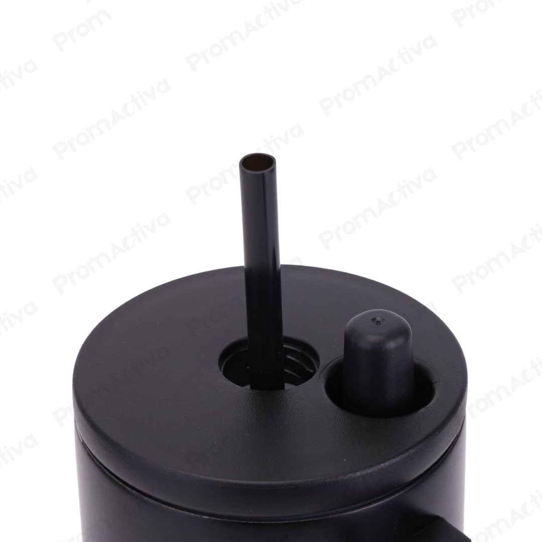 Termo 750ml con Asa y Sorbete de Acero Inoxidable