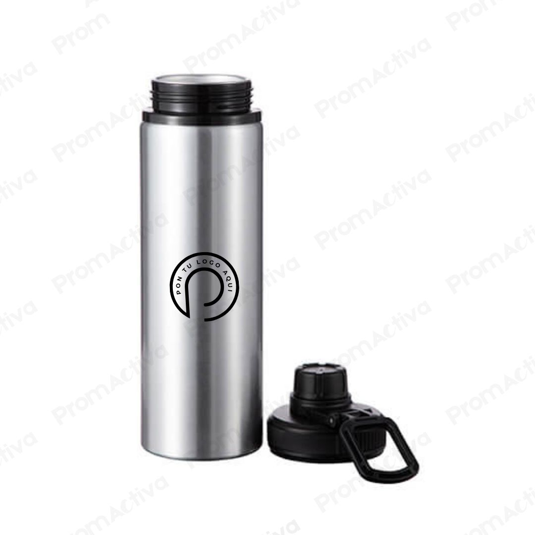 Termo 700 ml Acero Inoxidable Silver con Tapa Hermética