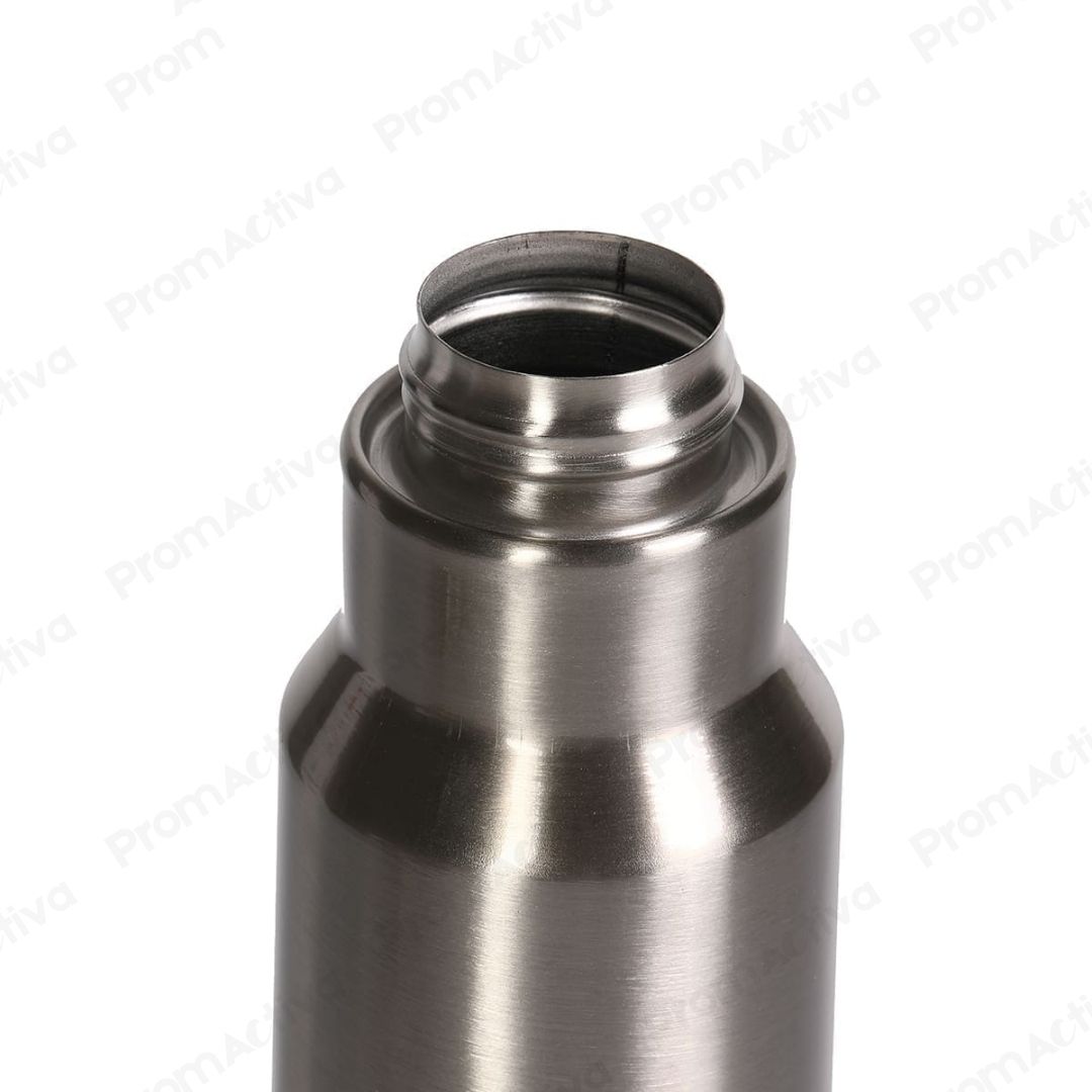 Termo de Acero Inoxidable 800ml con Tapa de Bambú