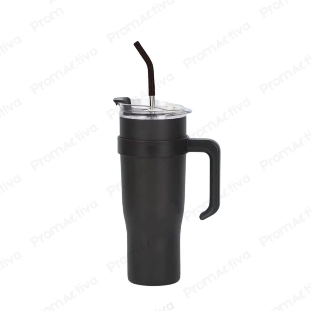 Termo 1200ml con Sorbete y Asa de Acero Inoxidable