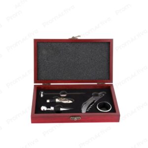 Set Sommelier 6 piezas con estuche de madera