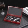 Set Sommelier 6 piezas con estuche de madera