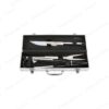 Set parrillero en estuche de aluminio premium