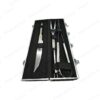 Set parrillero en estuche de aluminio premium
